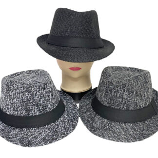FDH917-Winter Fedora Hats (Assorted Colors, Sold by the Dozen)