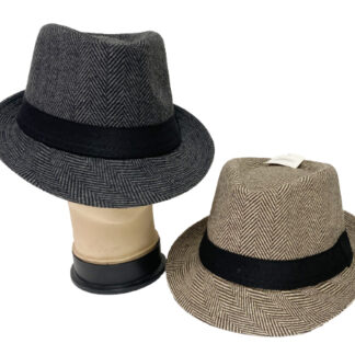 FDH918-Winter Fedora Hats (Assorted Colors, Sold by the Dozen)
