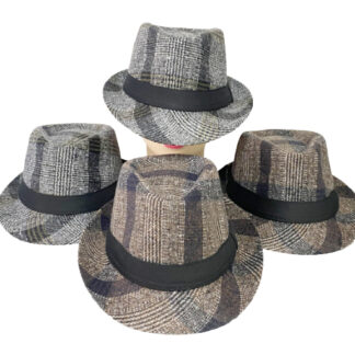 FDH922-Winter Fedora Hats (Assorted Colors, Sold by the Dozen)