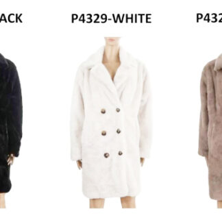 P4329-Faux Fur Winter Coat (Assorted Colors and Sizes)