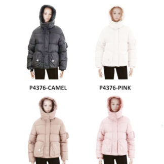 P4376-Puffer Winter Jacket (Assorted Colors and Sizes)