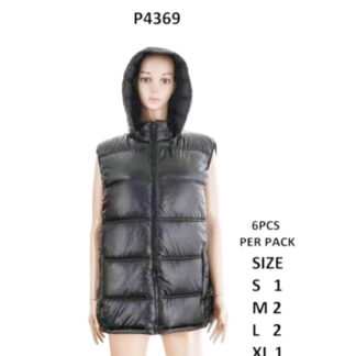 P4369-Puffer Vest with Hood (Assorted Sizes)