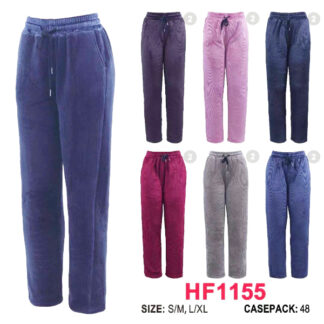 1155-Lady Fur Lined Corduroy Pants (Assorted Colors and Sizes)