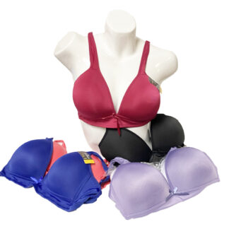 669-Lady push-up Bras (Sold by the Dozen, Assorted Colors and Sizes)