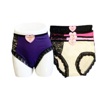 6878-Lady's Plus Size Underwear (Assorted Colors and Sizes)