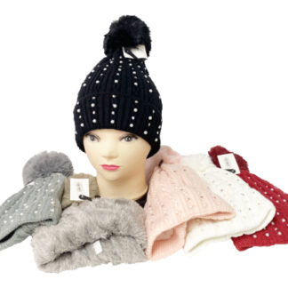 5099-Lady's Insulated Winter Hat (Sold by the Dozen, Assorted Colors)