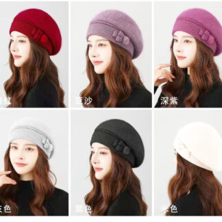 J001-696-Lady Winter Hat (Sold by the Dozen, Assorted Colors)