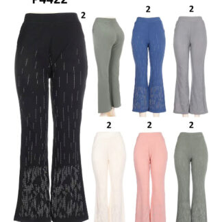 P4422-Lady Bell Bottom Pants (Assorted Colors and Sizes)