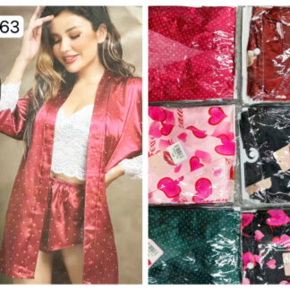 PJ4463-Lady Pajama Set (Assorted Colors and Sizes)