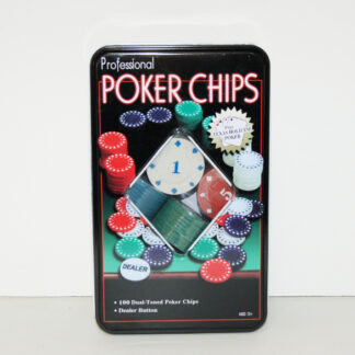 T1093-Poker Chips Set (100 Poker Chips)