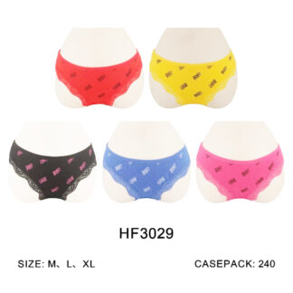 HF3029-Ladies Underwear (30pcs Assorted Colors and Sizes)
