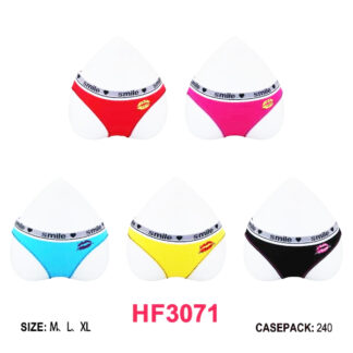 HF3071-Lady's Underwear (Assorted Colors and Sizes) (30pcs)