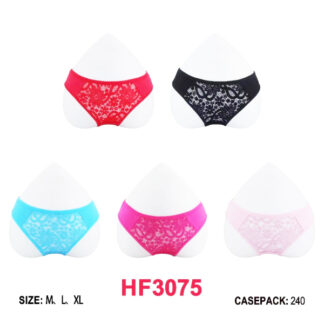HF3075-Lady's Underwear (Assorted Colors and Sizes) (30pcs)