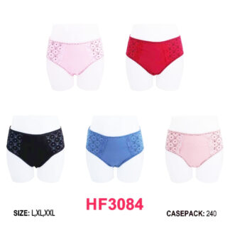 HF3084-Lady's Underwear (Assorted Colors and Sizes) (30pcs)