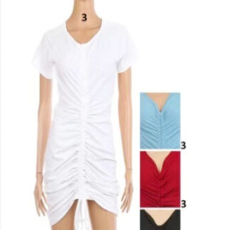 JY3930-Ladys Short Dress (Assorted Colors and Sizes)