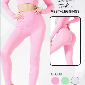 LY1017-Lady’s Athletic 2pc Outfit (Assorted Colors)