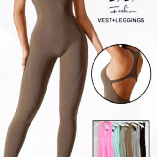 LY1034-Lady’s Athletic 1pc Outfit (Assorted Colors)