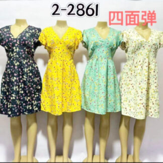 Z2861-Lady Short Dress (Assorted Colors and Sizes)