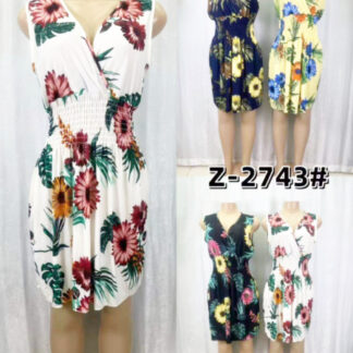 Z2743-Lady Short Dress (Assorted Colors and Sizes)
