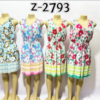 Z2793-Lady Short Dress (Assorted Colors and Sizes)