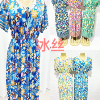 Z2796-Lady Long Dress (Assorted Colors and Sizes)