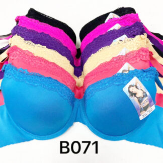 B071-Lady Bra (Assorted Colors, Sold by the Dozen)
