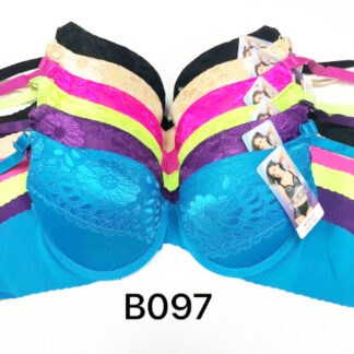 B097-Lady Bra (Assorted Colors, Sold by the Dozen)