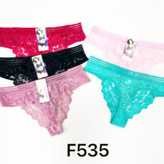 F355-Lady Underwear (Assorted Colors and Sizes, Sold by 30pcs)