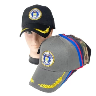 2232-Air Force Baseball Hats (Sold by the Dozen, Assorted Colors)