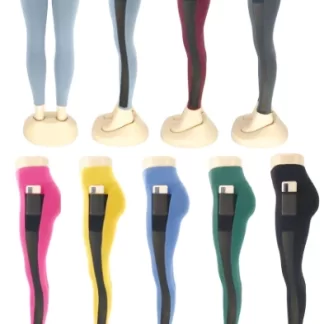LY1718-Lady Leggings With A Phone Pocket (Assorted Colors and Sizes)