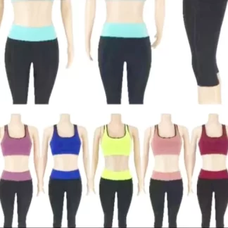 Q1850-Lady 2pc Athletic Outfit (Assorted Colors and Sizes)