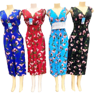 JD1030-2-Lady's Summer Dress (Assorted Colors and Sizes)