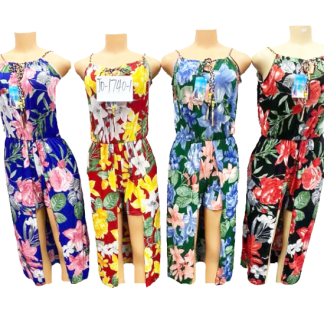 JD1740-1-Lady’s Summer Dress With Shorts (Assorted Colors and Sizes)
