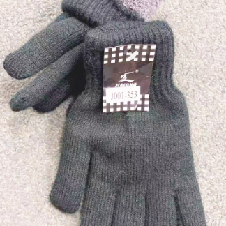 J001-353-Thermal Fur Lined Men's Gloves (Sold by the Dozen)