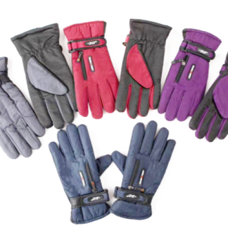 J001-492-Ladie Winter Glove (Assorted Colors, Sold by the Dozen)