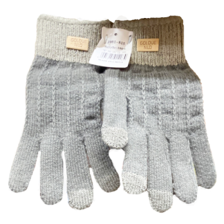 J001-815-Women's Soft and Warm Winter Touchscreen Gloves (Assorted Colors, Sold by the Dozen)