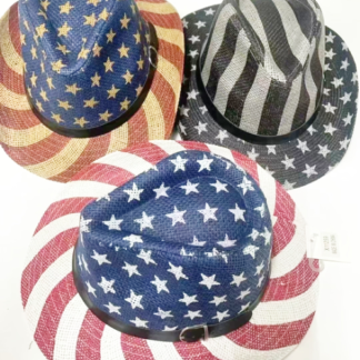 11259-USA Fedora (Assorted Colors)