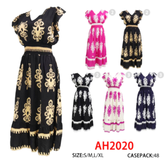 AH2020-Lady's Summer Dress (Assorted Colors and Sizes)