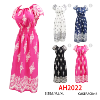 AH2022-Lady's Summer Dress (Assorted Colors and Sizes)