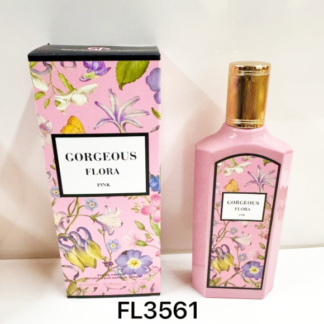 FL3561-Gorgeous Flora Pink Secret Plus Eau de Parfum Cologne Perfume (100ml/3.4fl.oz)