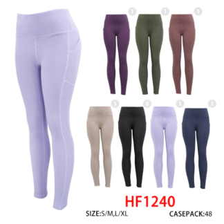 HF1240-Lady Leggings (Assorted Colors and Sizes)(Min 12pcs)