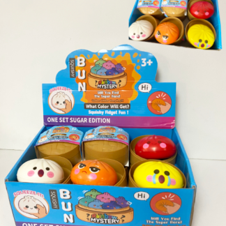 Dumpling Squishy Soft Squeeze Decompression Dough, Anxiety Relief Fidget, Adult Fidget Tool (Assorted Colors)(Minimum 12pcs)