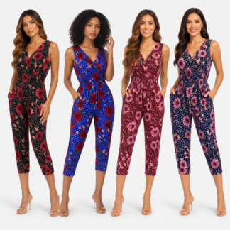 JD724-5 Summer Lady Jumpsuit (Assorted Colors and Sizes)