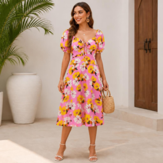 Z2857-Lady's Short Dress (Assorted Colors and Sizes)