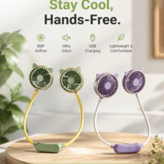 Rechargeable Neck Fan (R3225, Min 6pcs)
