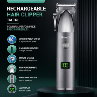 Professional Rechargeable Hair Clipper Powerful Performance with Precision Results (R3309, Min 6pcs)