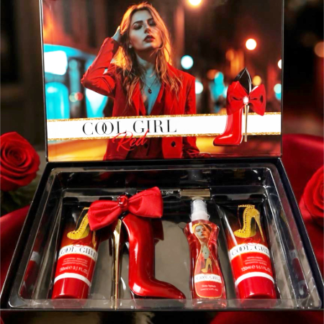 Cool Girl Red Perfume, Cool Girl Fragrance Set, Shoe Shaped Perfume Bottle, Stiletto Heel Perfume Red (V5, 6pc Min, Case Price Available)