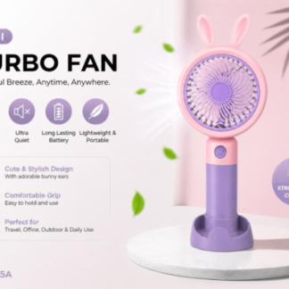 Mini Turbo Fan, Electric and Rechargeable (Z001-985,Min 12pcs, Assorted Colors)