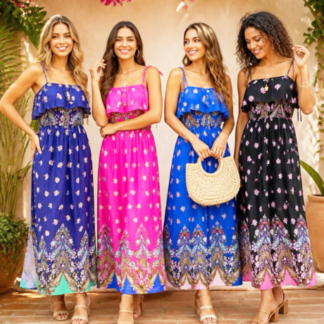 JD1139-Ladies Summer Dress (Assorted Colors and Sizes)